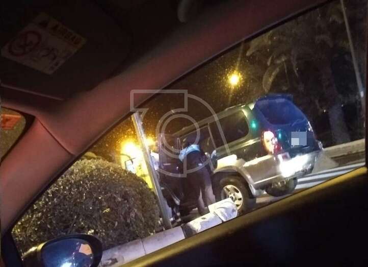 Imagen del accidente captada por un lector de TA (Foto TA)